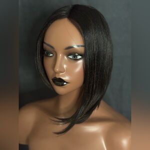 Sleek Black Bob Wig